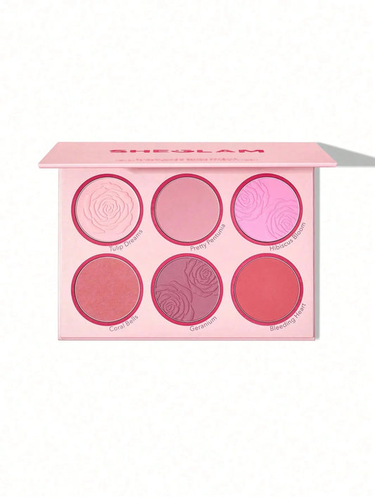 SHEGLAM Floral Flush Blush Palette-Blushing Bouquet (PINK) BEAUTYiNPK