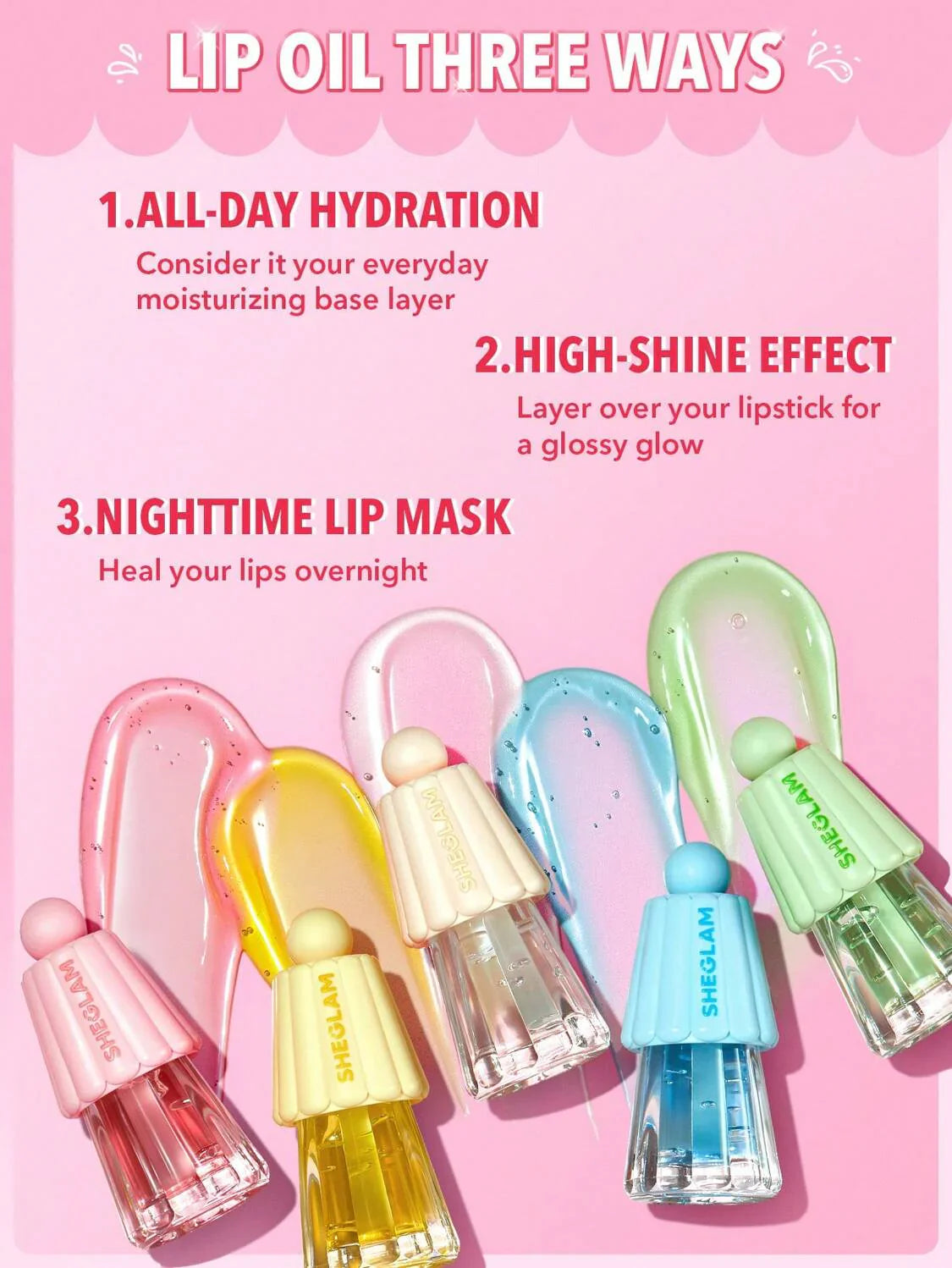 Sheglam Jelly Wow Hydrating Lip Oil BEAUTYiNPK