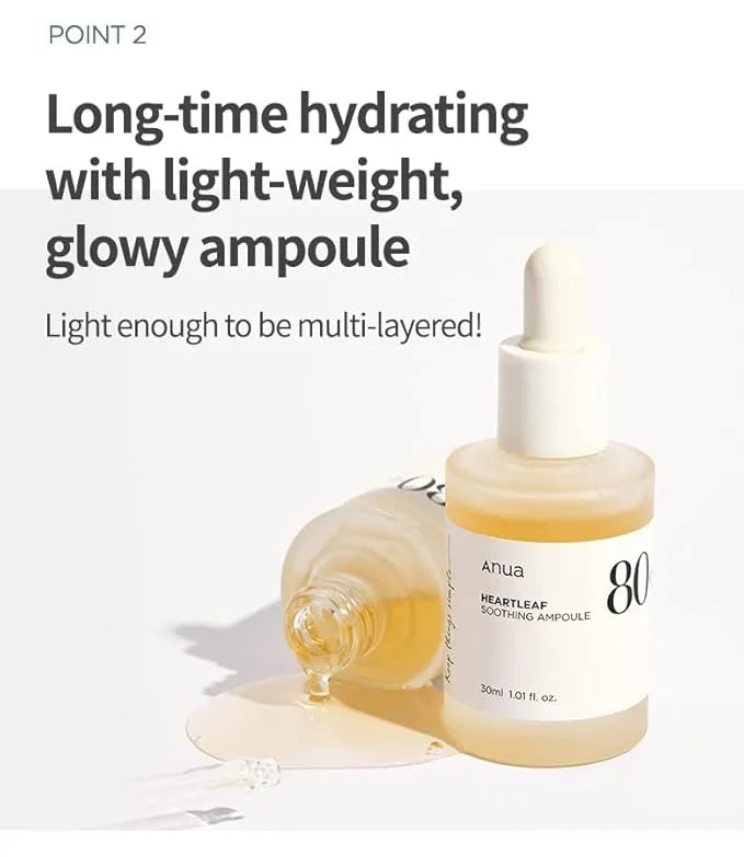 Anua Heartleaf 80 Soothing Ampoule 30ml BEAUTYiNPK