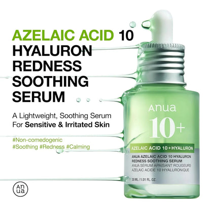 Anua Azelaic Acid 10 Hyaluron Redness Soothing Serum BEAUTYiNPK