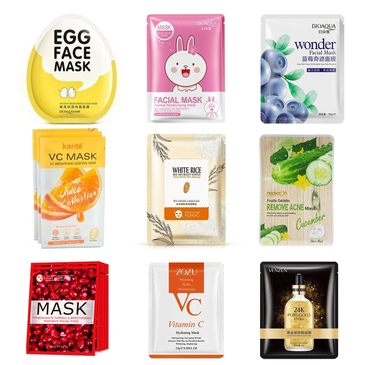 SHEET MASK IMPORTED ANY 1 BEAUTYiNPK