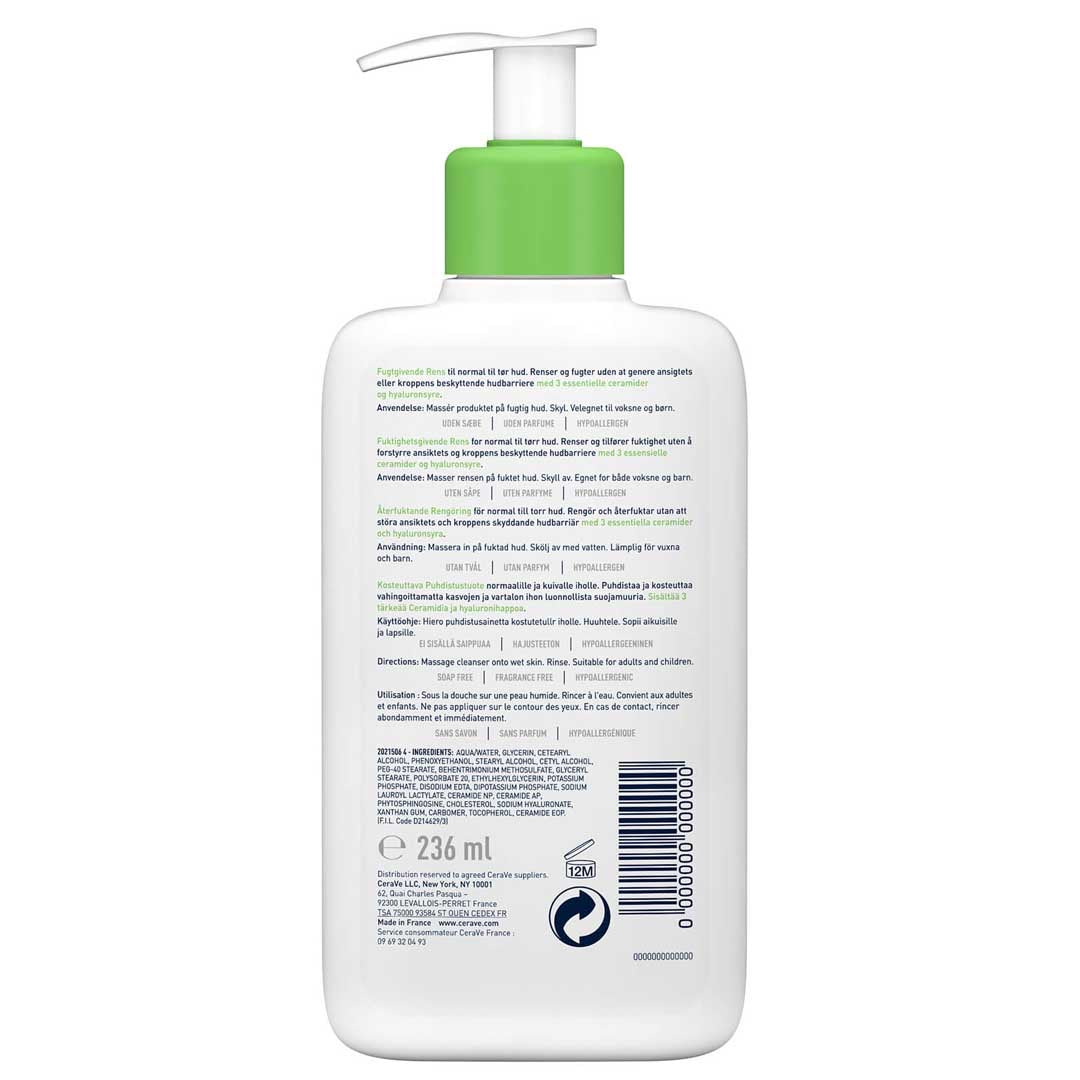 CeraVe - Hydrating Cleanser - 236ml BEAUTYiNPK