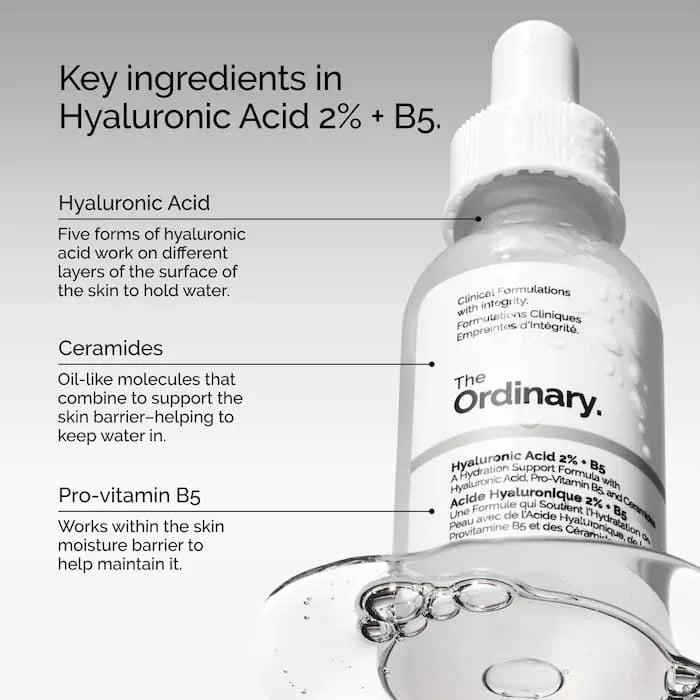 The Ordinary Hyaluronic Acid 2% + B5 Serum BEAUTYiNPK