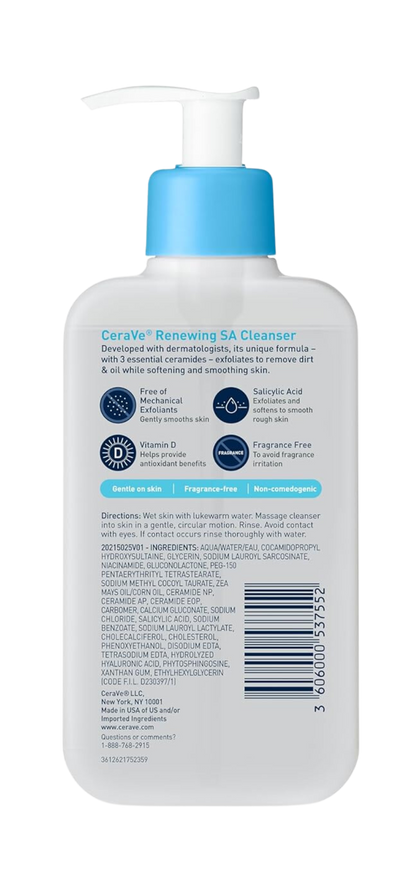 CERAVE SA RENEWING CLEANSER FOR NOMARL SKIN- 237ML My Store